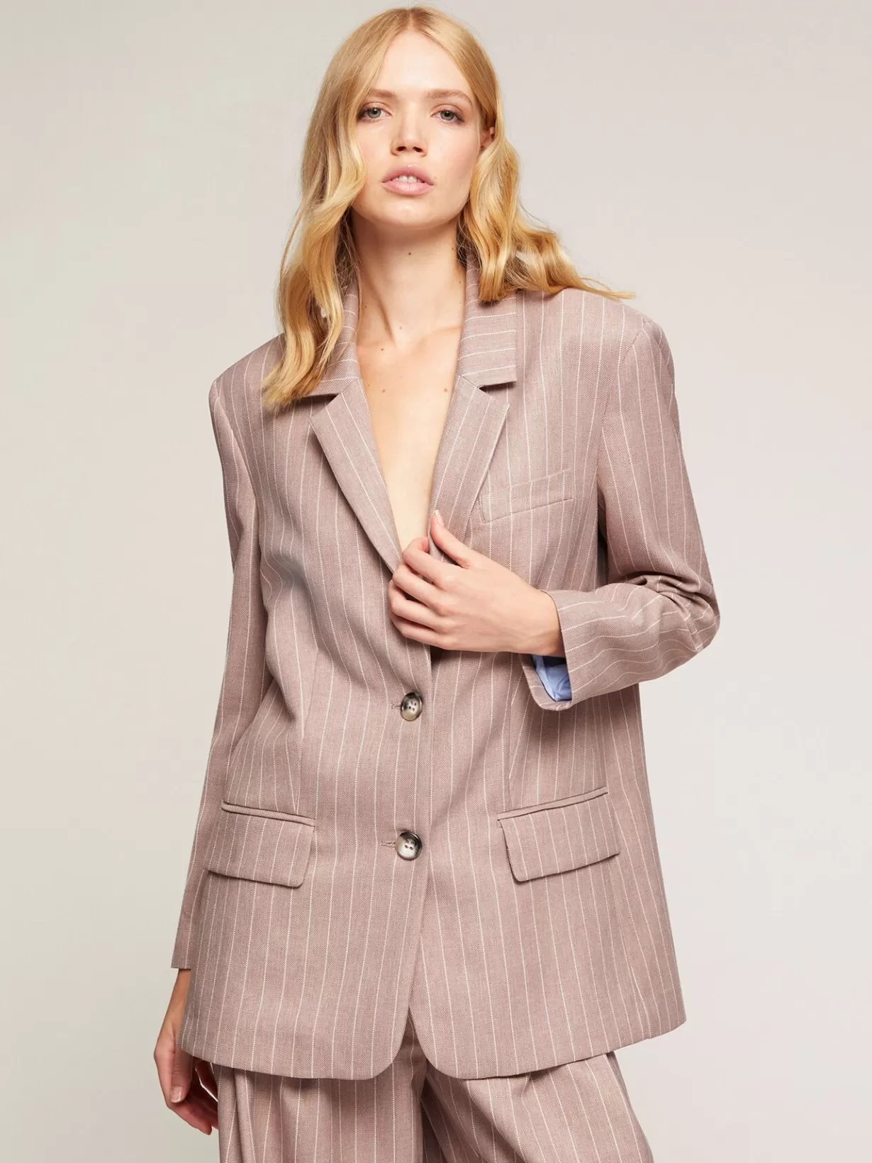 Completi E Tailleur*Motivi Blazer Monopetto Gessata