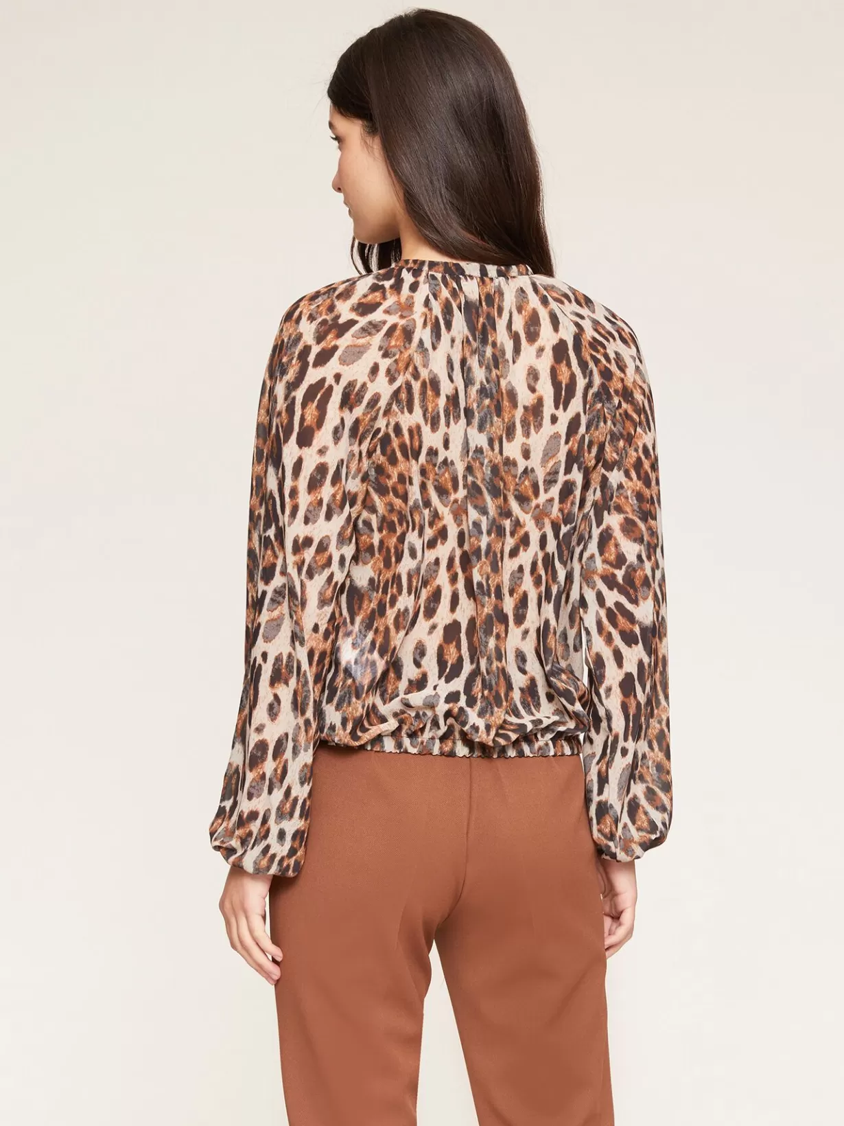 Camicie E Bluse*Motivi Blusa Fluida Fantasia Animalier