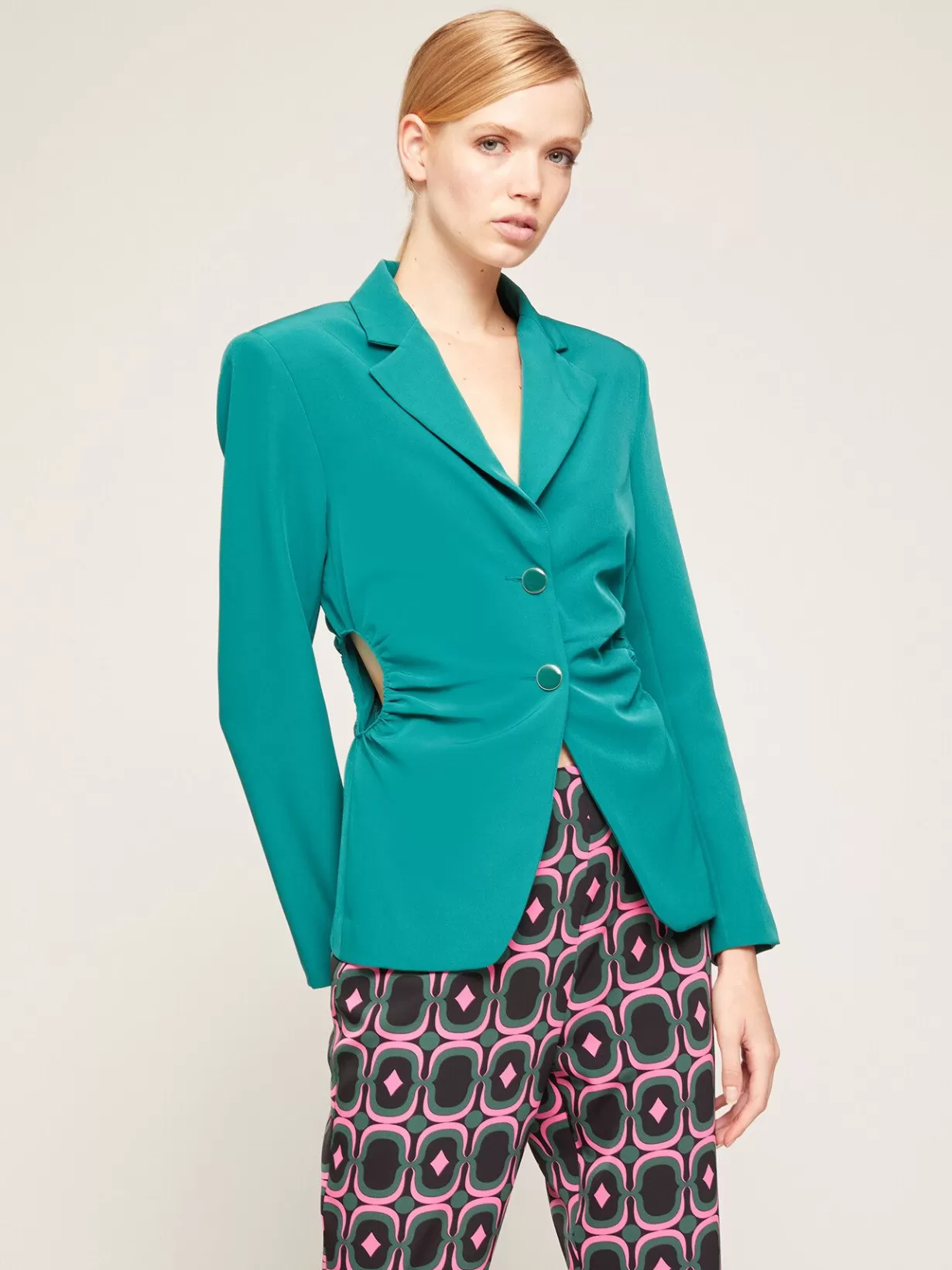 Completi E Tailleur*Motivi Giacca Blazer Con Motivo Cut-Out Sui Fianchi