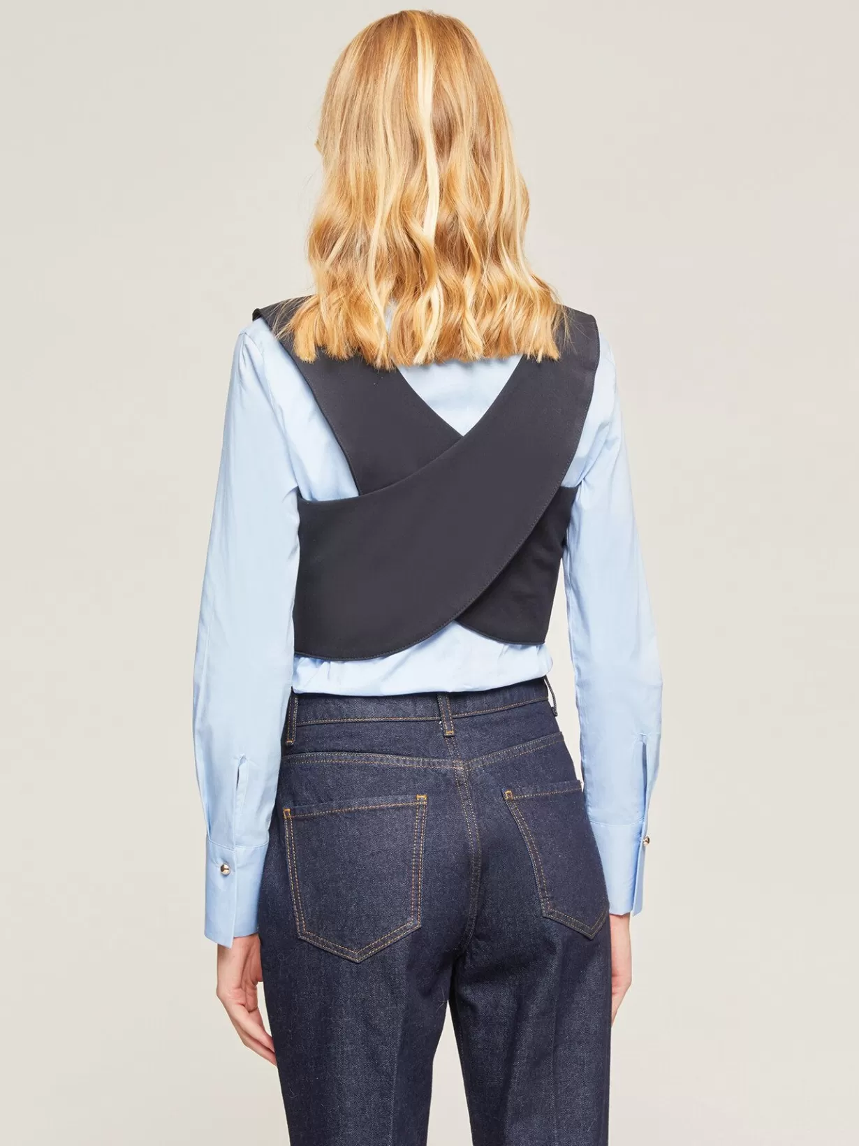 Completi E Tailleur*Motivi Gilet In Denim