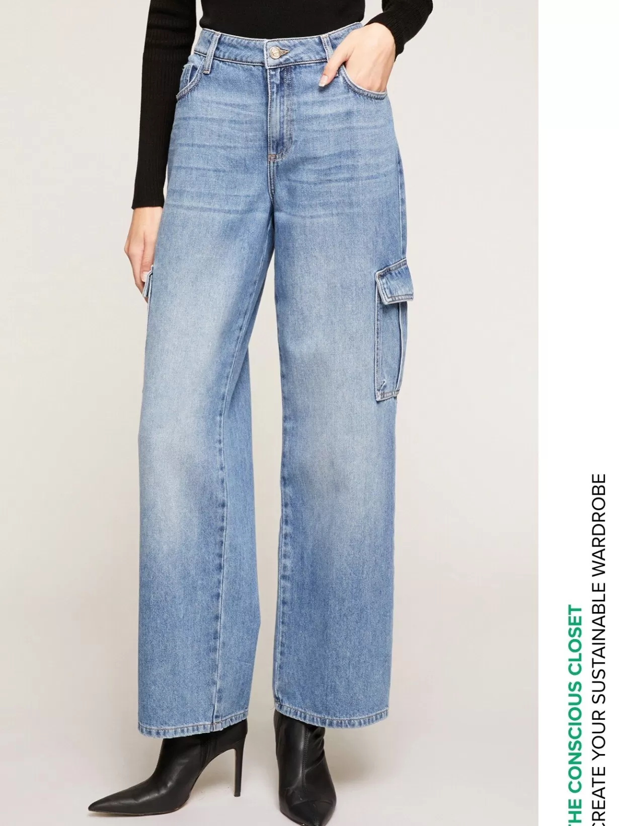 Jeans*Motivi Jeans Cargo Wide Leg