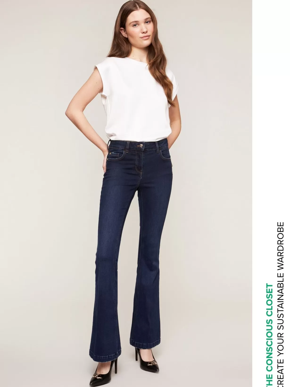 Jeans*Motivi Jeans Flare Bianca