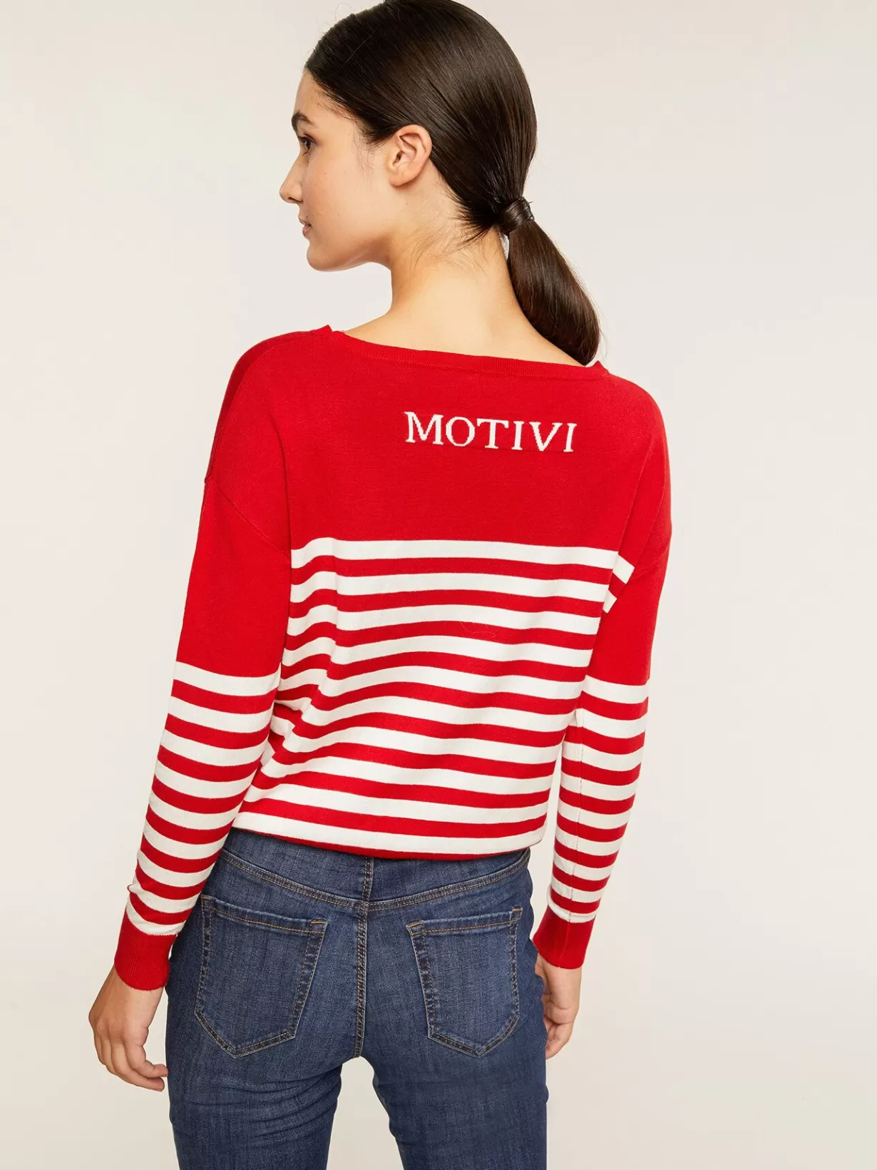 Abbigliamento*Motivi Maglia Bordi Jacquard