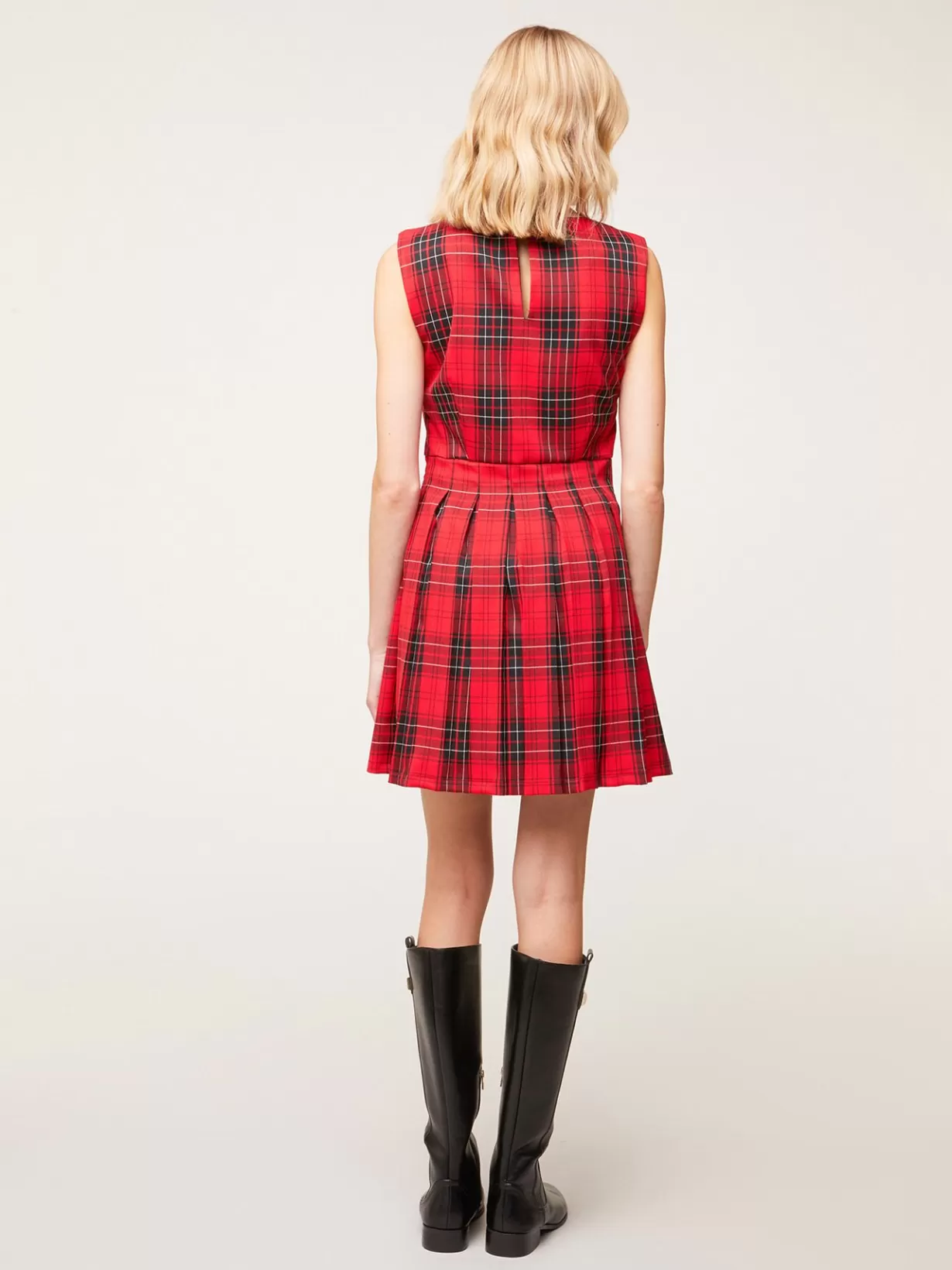 Abbigliamento*Motivi Mini Dress Fantasia Tartan