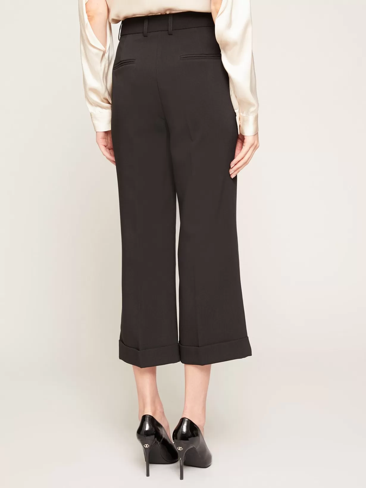 Completi E Tailleur*Motivi Pantaloni Cropped Con Risvolto