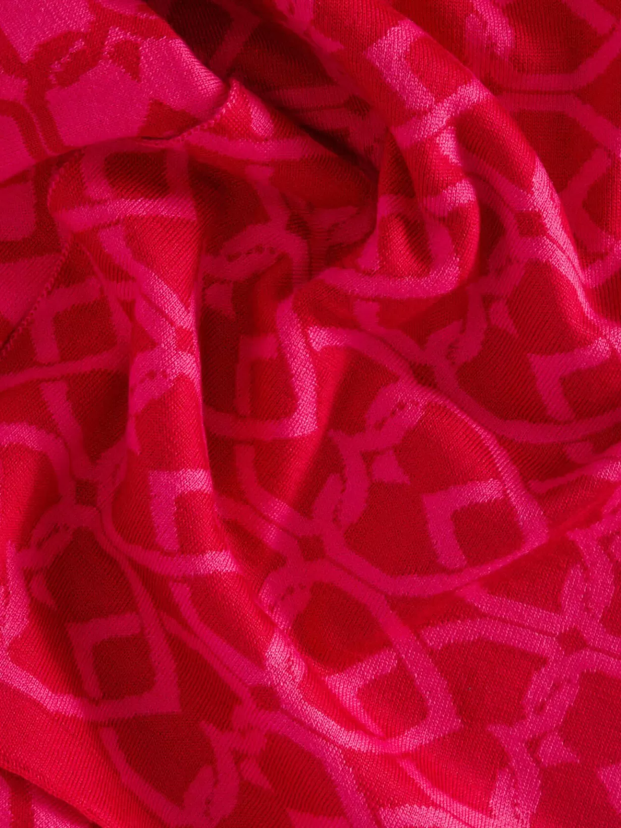 Sciarpe E Foulard*Motivi Sciarpa Jacquard Fantasia Double Love