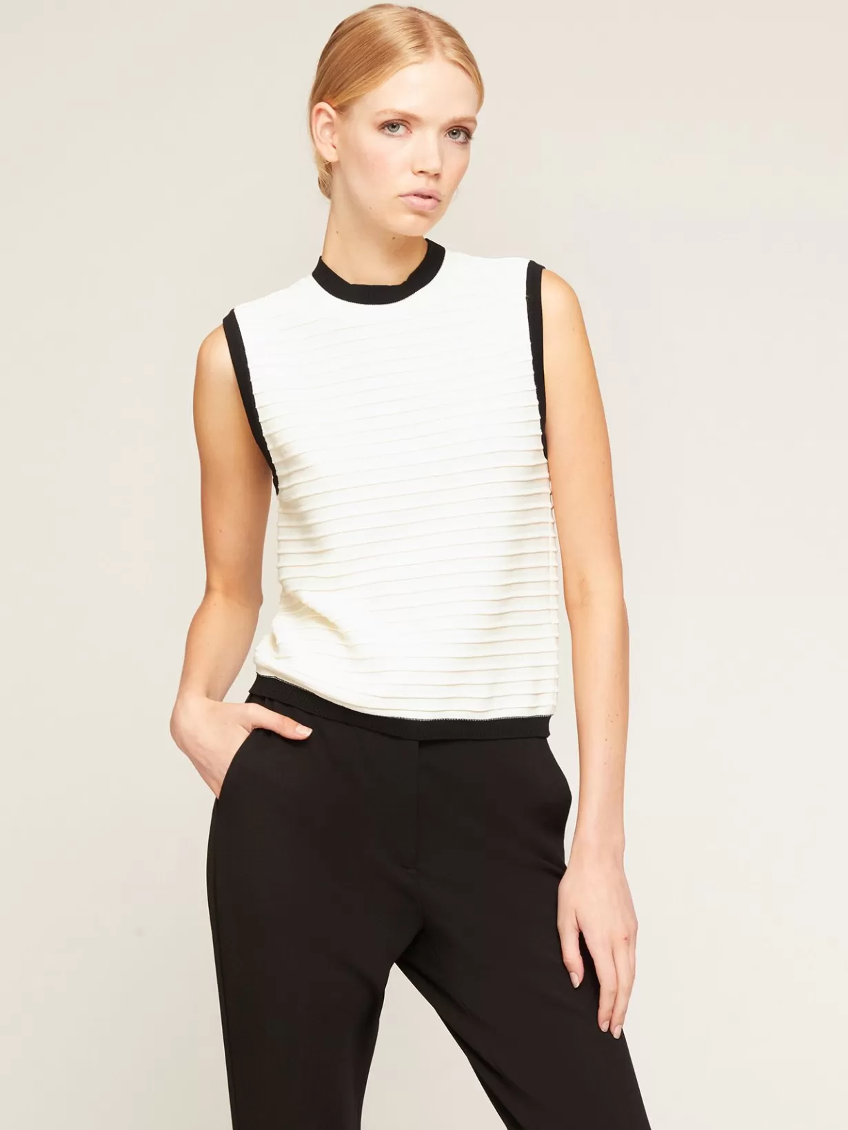 Completi E Tailleur*Motivi Top In Maglia Ottoman